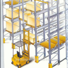 Almacén de almacenamiento Pallet Rack Forklift Drive In Freezer Use Q345 Steel Cold Storage Racking System